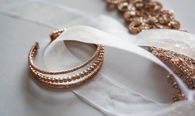 Diamond and Gold Bracelets