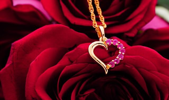 Diamond Heart Pendants