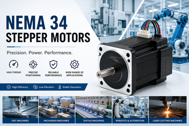 Nema 34 Stepper Motors